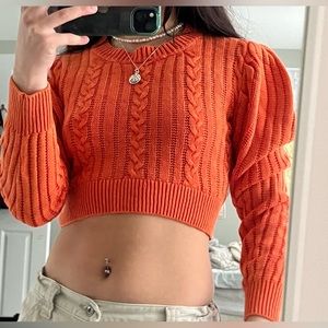 Cropped sweater